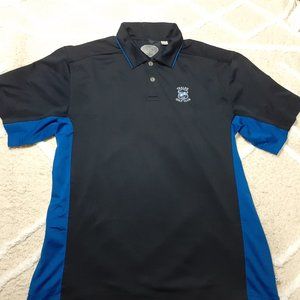 Callaway Golf Mens Size Large Golfing Polo Dark Blue And Blue Pre-Owned